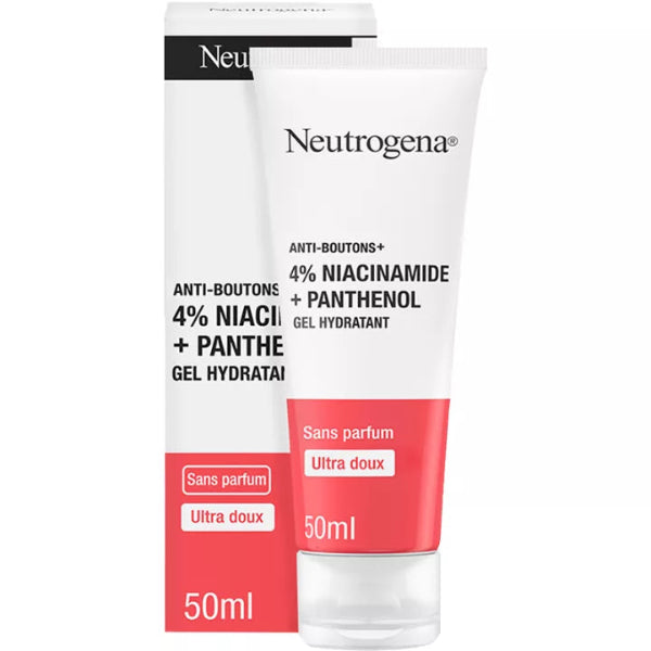 Anti-Boutons+ Moisturizing Gel 4% Niacinamide & Panthenol 50 ml