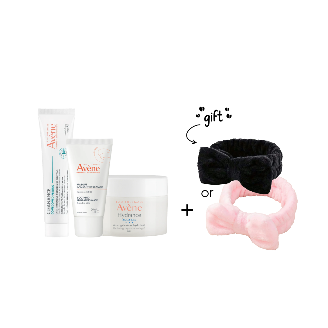 Cleanance Comedomed Peeling + Soothing Hydrating Mask - Sensitive Skin + Hydrance Aqua Gel + Free Gift