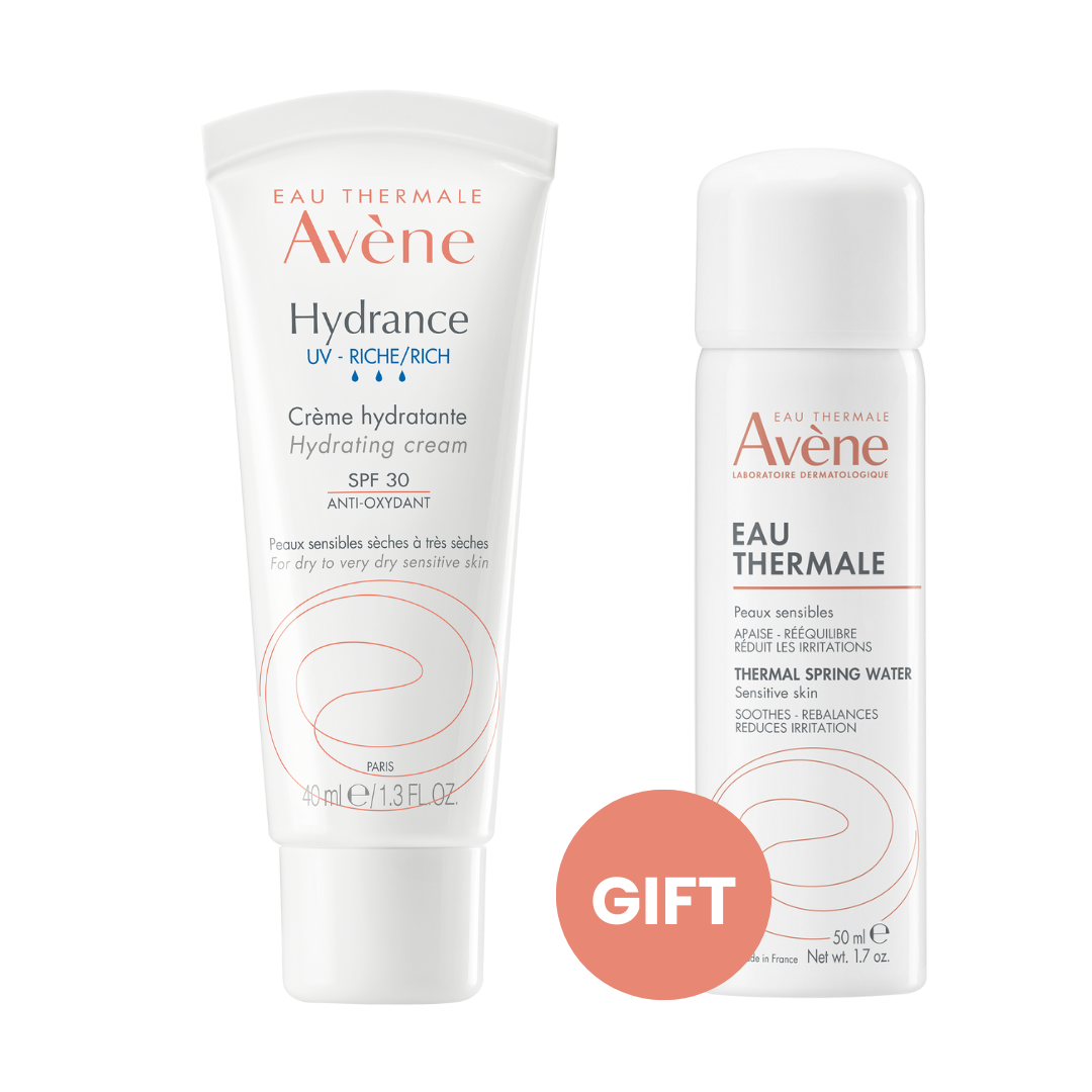 Avène Hydrance Rich 40ML + Free Gift Eau Thermale 50ML