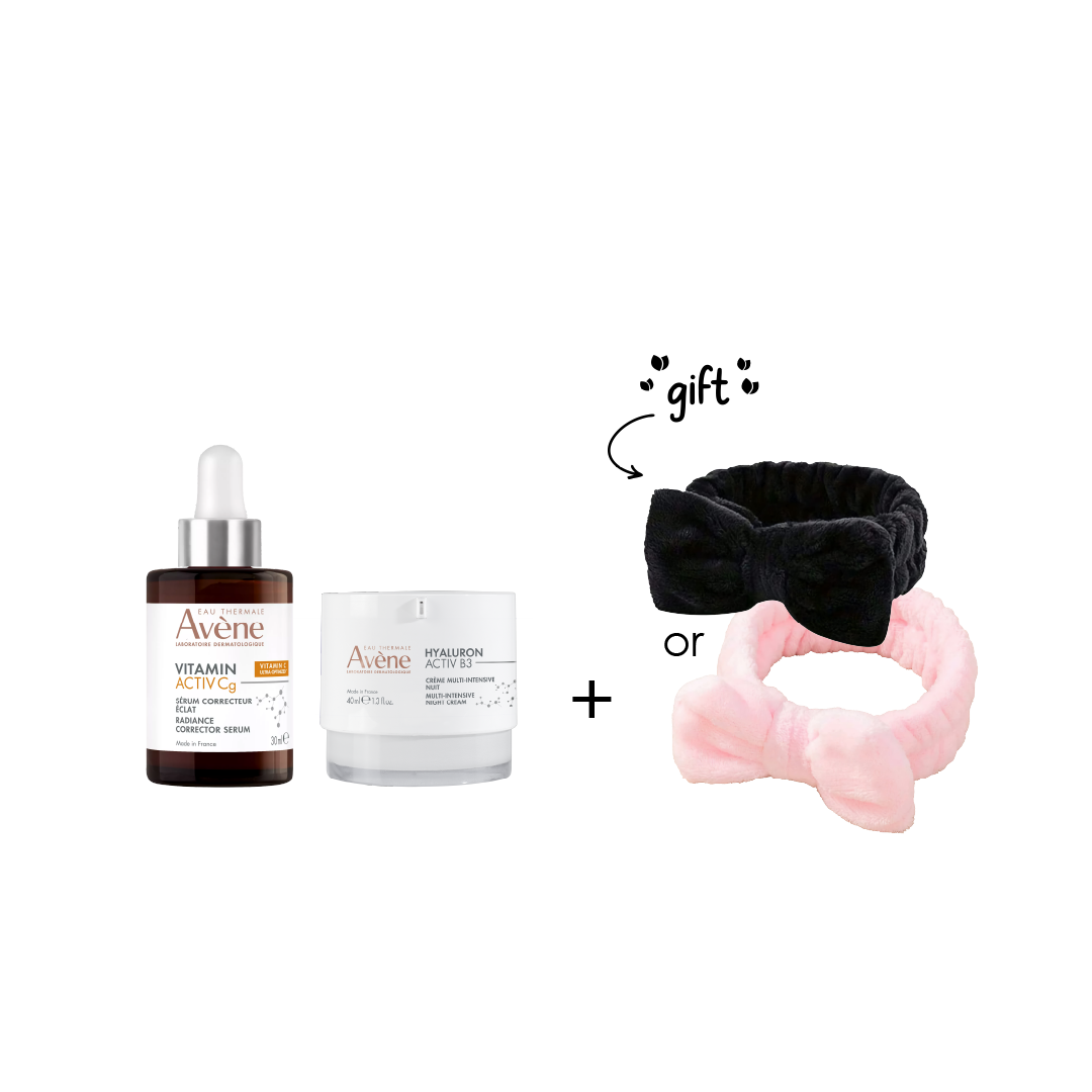 Vitamin Active Cg Radiance Correcting Serum + Hyaluron Activ B3 Multi-intensive Night Cream + Free Gift