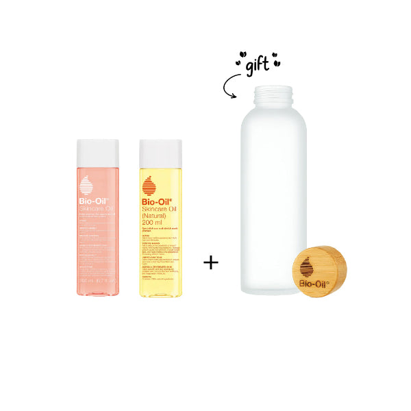 Skin Care Oil 200 ML + Skin Care Oil ( Natural) 200 ML + Free Gift