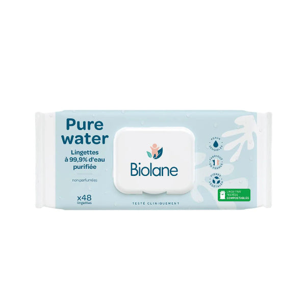 Bio Pure Water Wipes 48 PCS