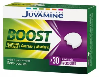 Boost Ginseng Guarana Vitamin C 30 Tablets To Crunch