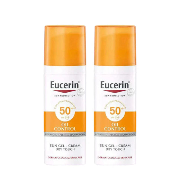 Buy 1 get 50% on the second one: Duo Sun Face Gel Cream Oil Control Dry Touch SPF 50+