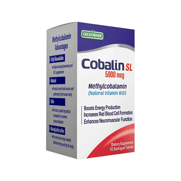 Cobalin SL 5000mcg 10 Tablets