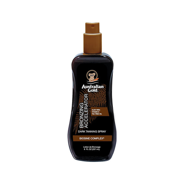 Dark Tanning Accelerator Spray Gel With Bronzer 237 ML
