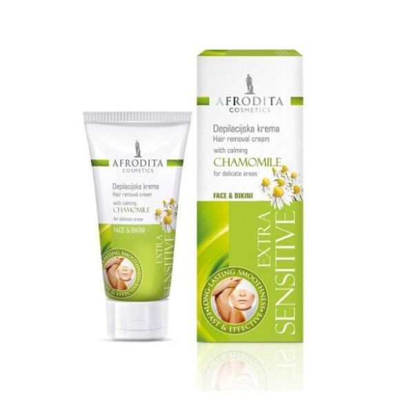 Depilation Extra Sensitive Hair Removal Cream for Face and Bikini Area 50 ML