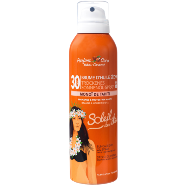 Dry Oil Mist SPF 30 – Coconut Tanning & Protection Spray 200 ML