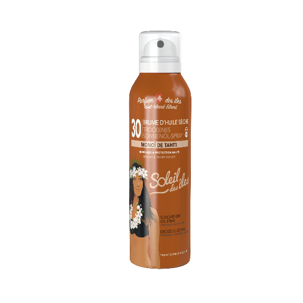 Dry oil mist tanning and high protection island fragrance SPF30 200g