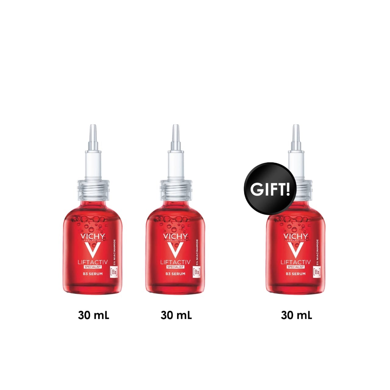 LiftActiv Specialist B3 Anti-Aging Serum for Dark Spots & Wrinkles 3-Pack (2 + 1 Free)