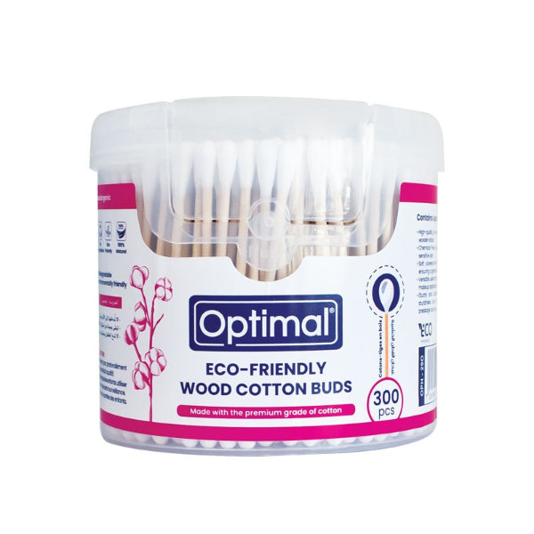 Eco-Friendly Wood Cotton Buds 300 pcs