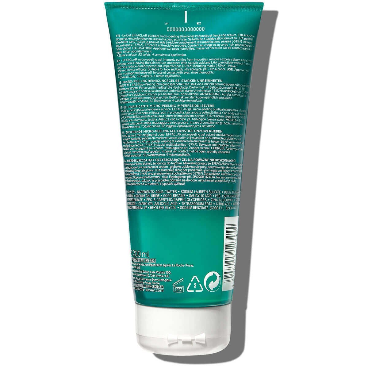 Effaclar Micro-Peeling Purifying Cleansing Gel 200ML