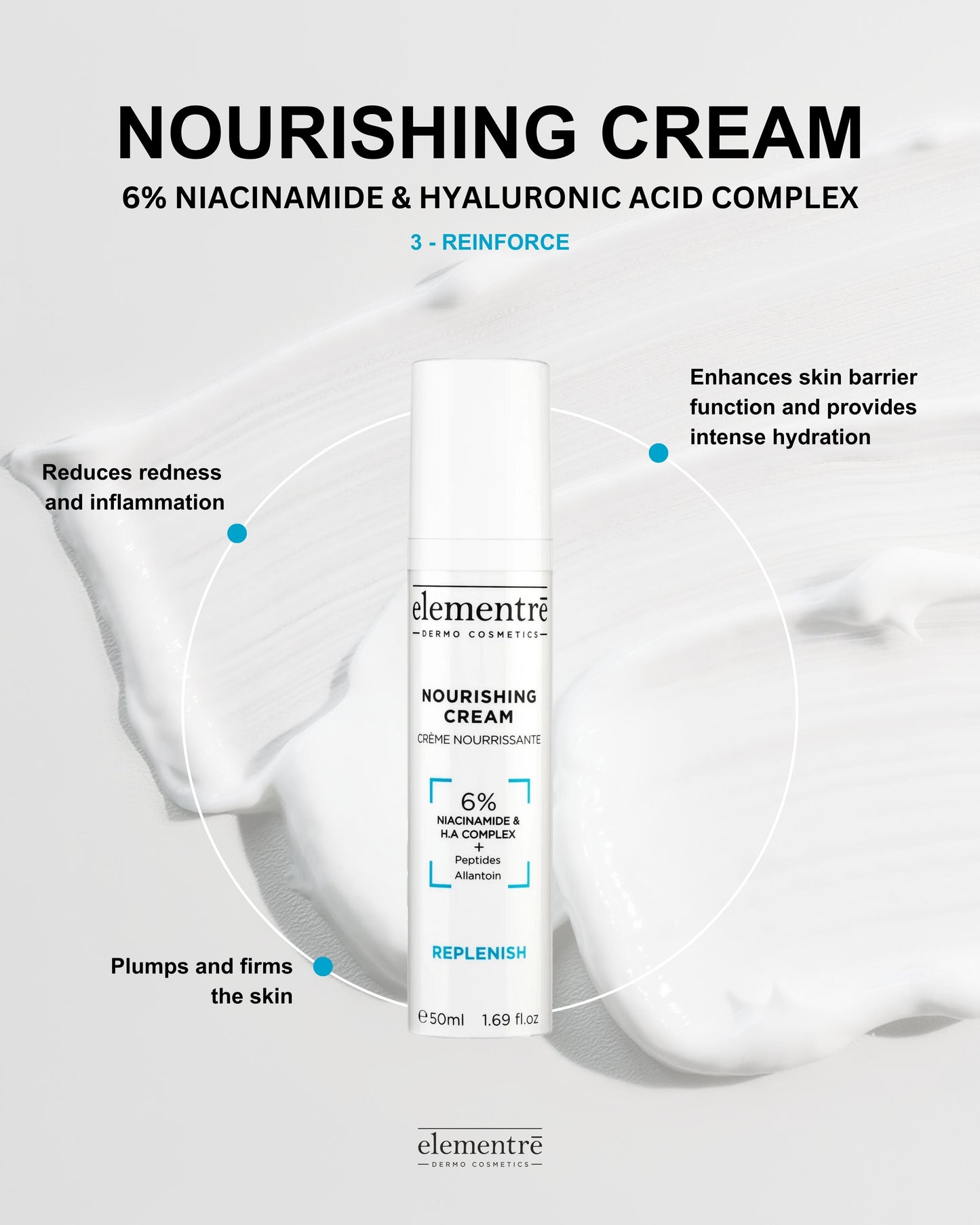 6% HA Niacinamide Peptide Nourishing Cream 50 ML