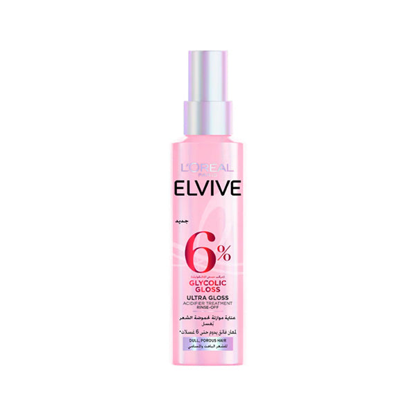 Elvive Glycolic Gloss Ultra-Gloss Acidifier Treatment Rinse-Off for Dull Hair