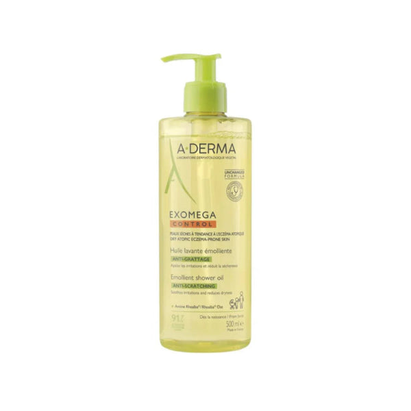 Exomega Control Emollient Shower Oil - Anti-Scratching 500ML