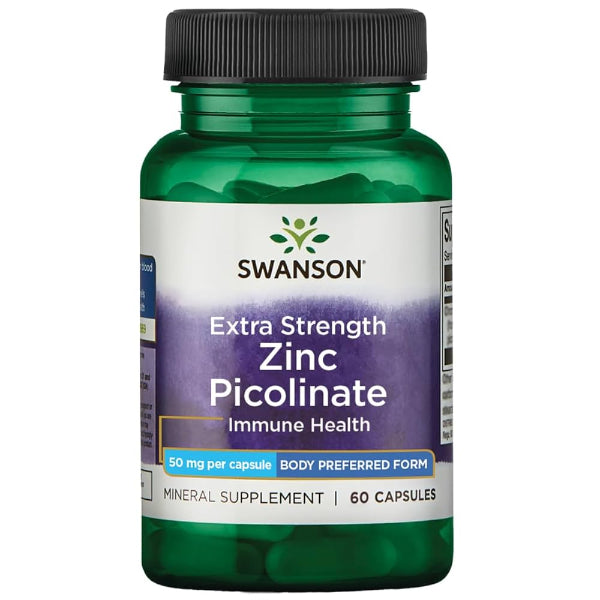 Extra Strength Zinc Picolinate 50 mg 60 Caps