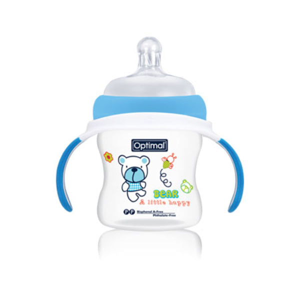 Extra Wide Neck Feeding Bottle With Handle 150 ML