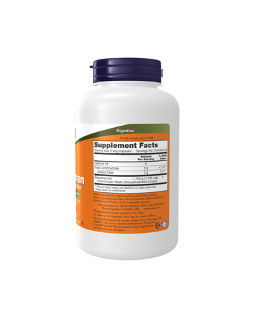 Glucomannan 575 Mg Konjac Root 180 Capsules