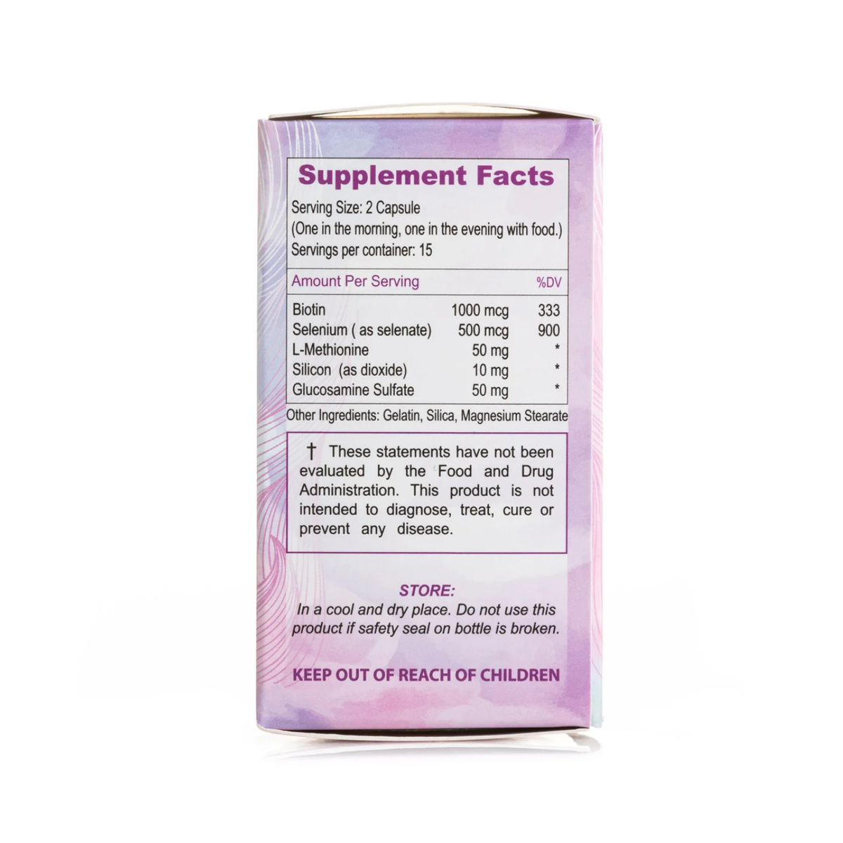 Hairfluence Biotin, Selenium & L-Methionine Supplement | 30 Capsules