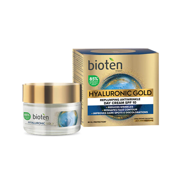 Hyaluronic Gold Replumping Anti-Wrinkle Day Cream SPF 10 50 ML