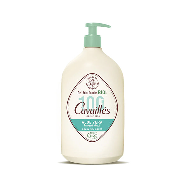 Hydrating Shower Milk with Organic Aloe Vera – Soap-Free Cleanser for Dry & Sensitive Skin, 1L