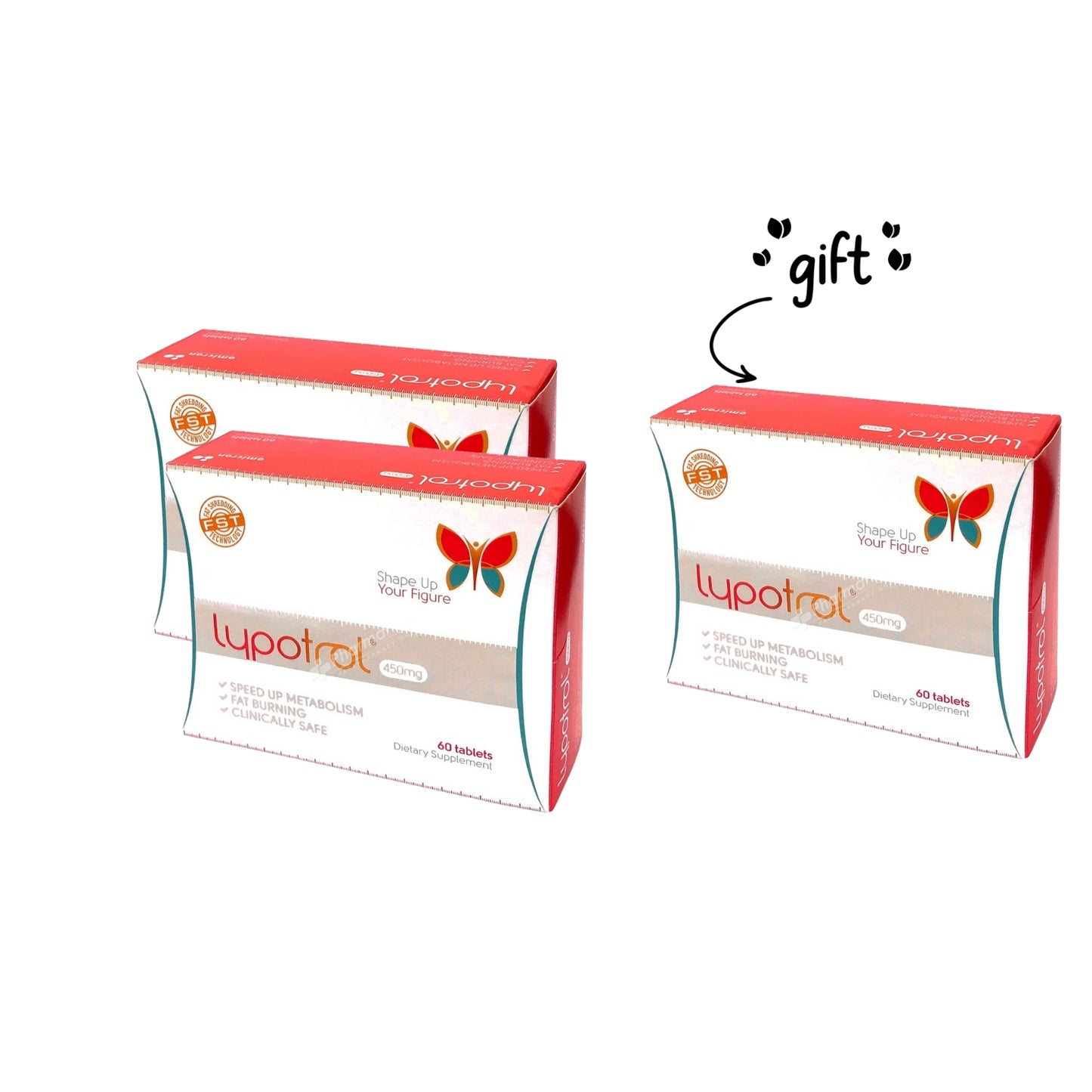 3 x Lypothrol 450 mg 60 Tablets