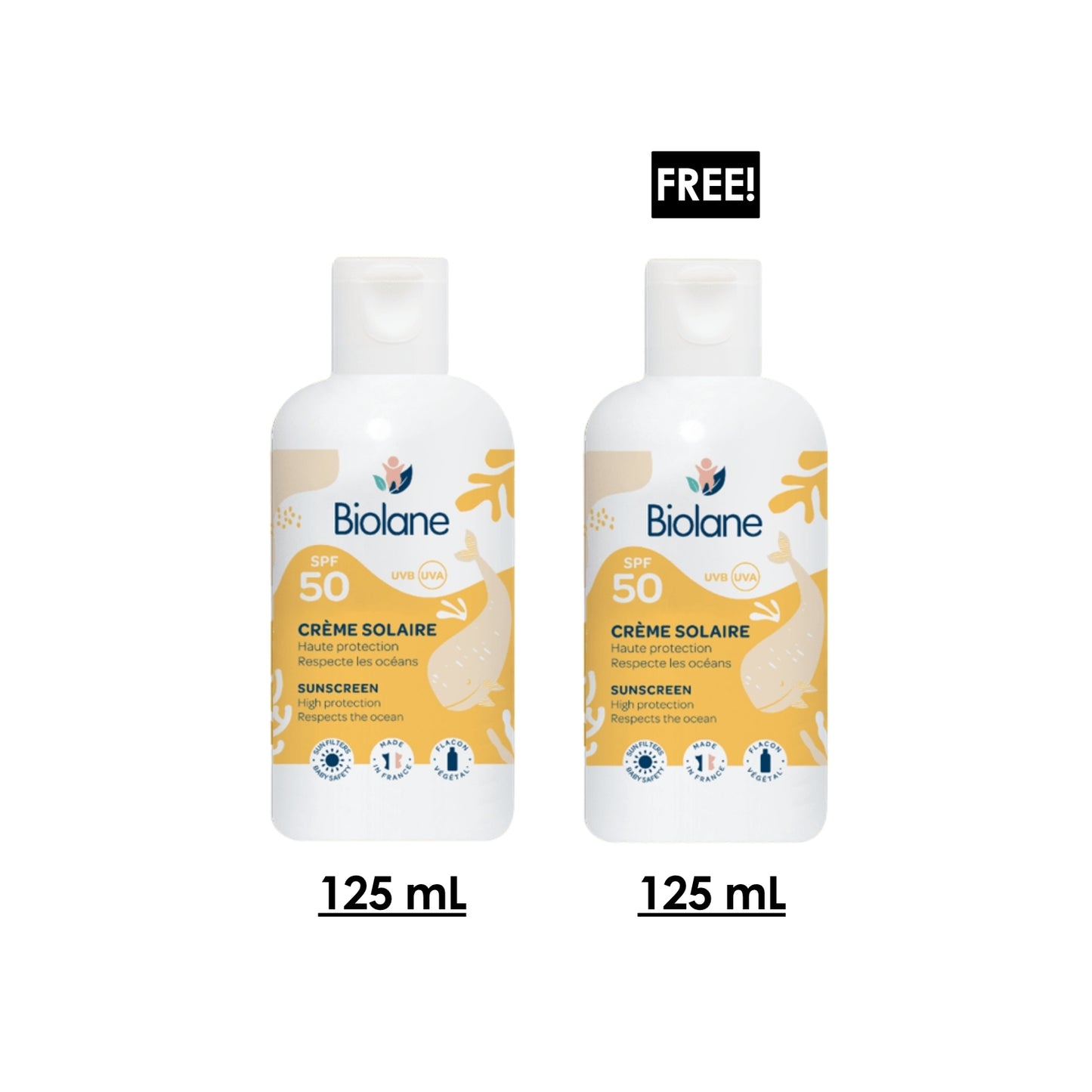 2 x Bio Sunscreen 125 ML