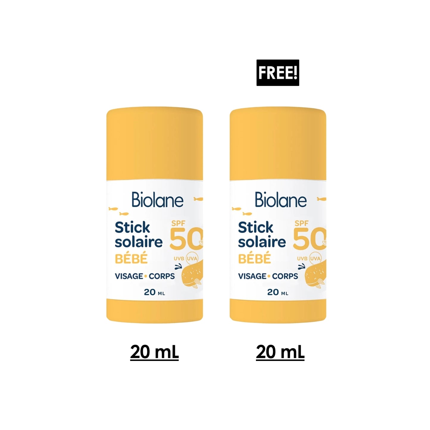 2 x Baby Sun Stick 20ML