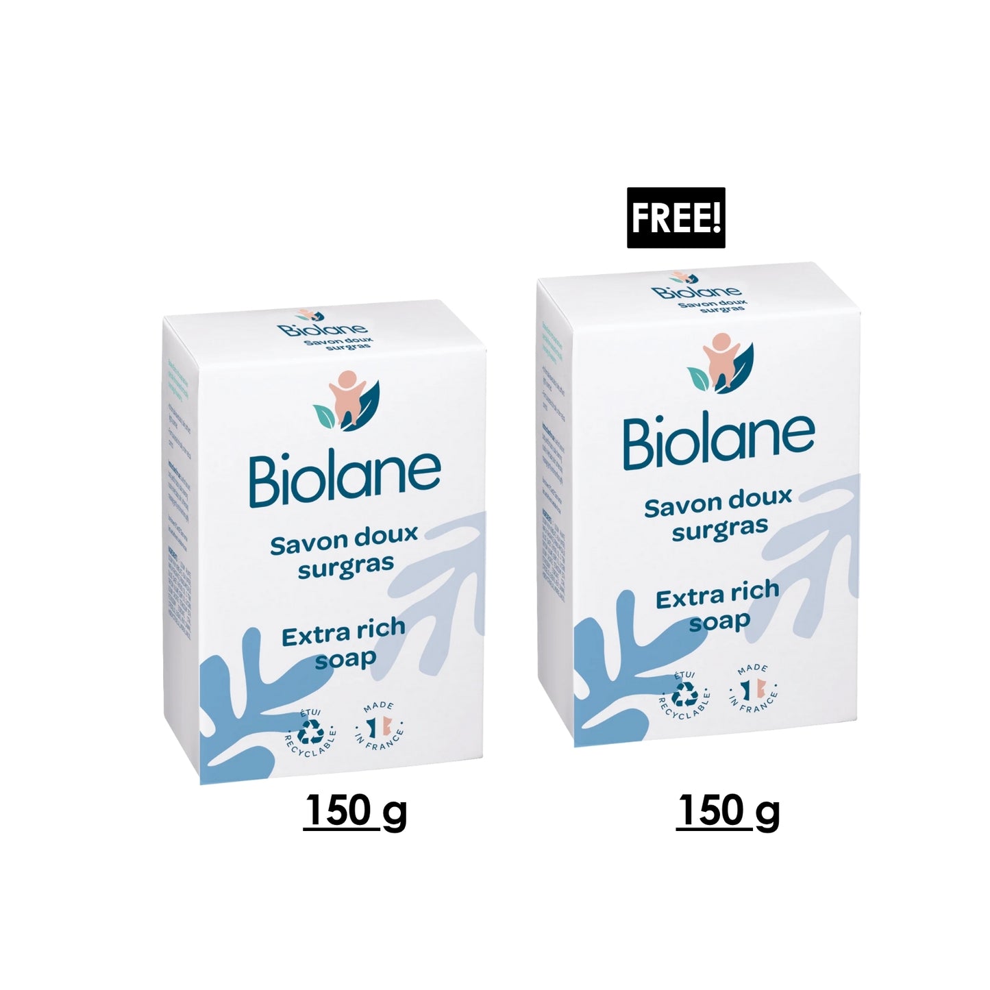 2 x Bio Gentle Surgras Soap 150 G