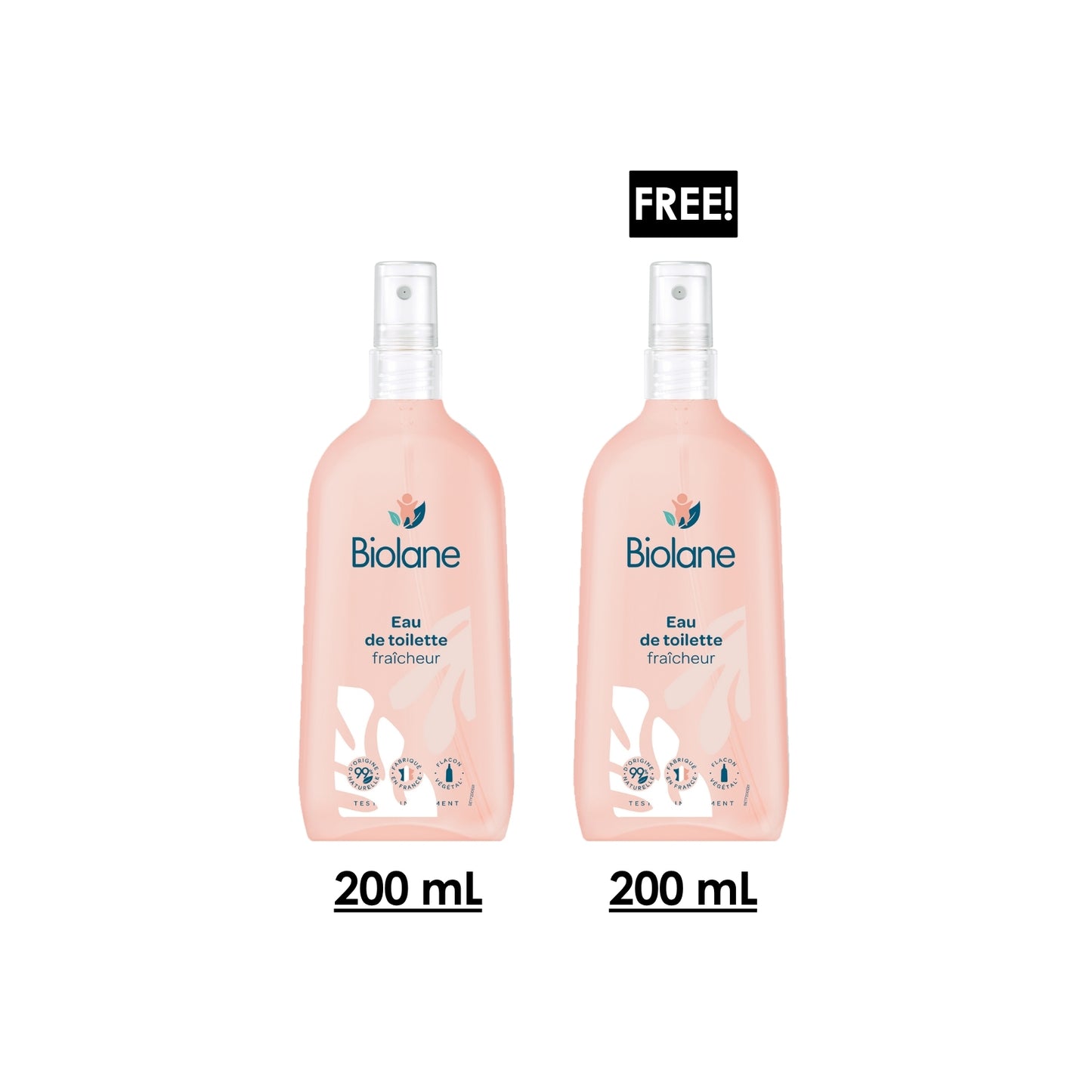 2 x Bio Fresh Fragrance Water 200 ML