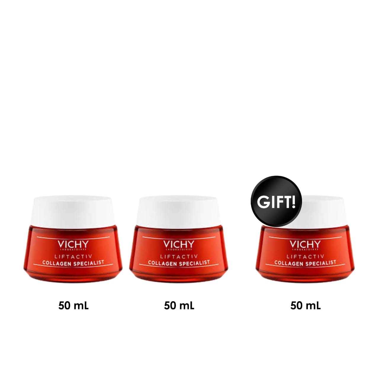Liftactiv Collagen Specialist Intense Day Cream 3-Pack (2 + 1 Free)