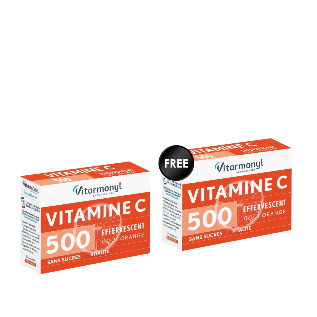 2 x Vitamin C Effervescent 24 Tablets - Sugar Free - Buy One Get One Free