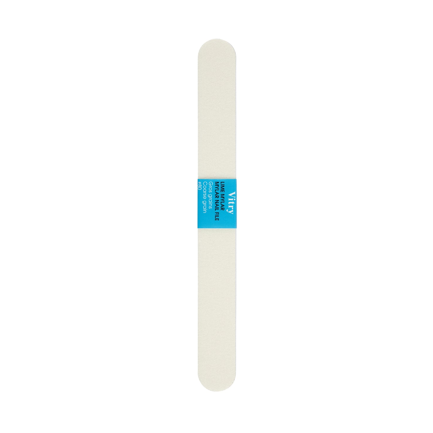 Vitry 6068 Nail File Mylar White # 80 (Asia) Blister
