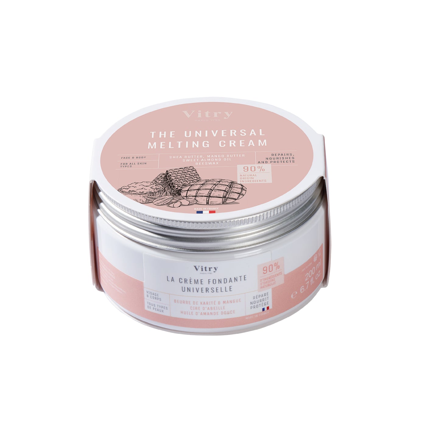 Vitry Cf200A Universal Melting Cream 200 ML 90% Natural