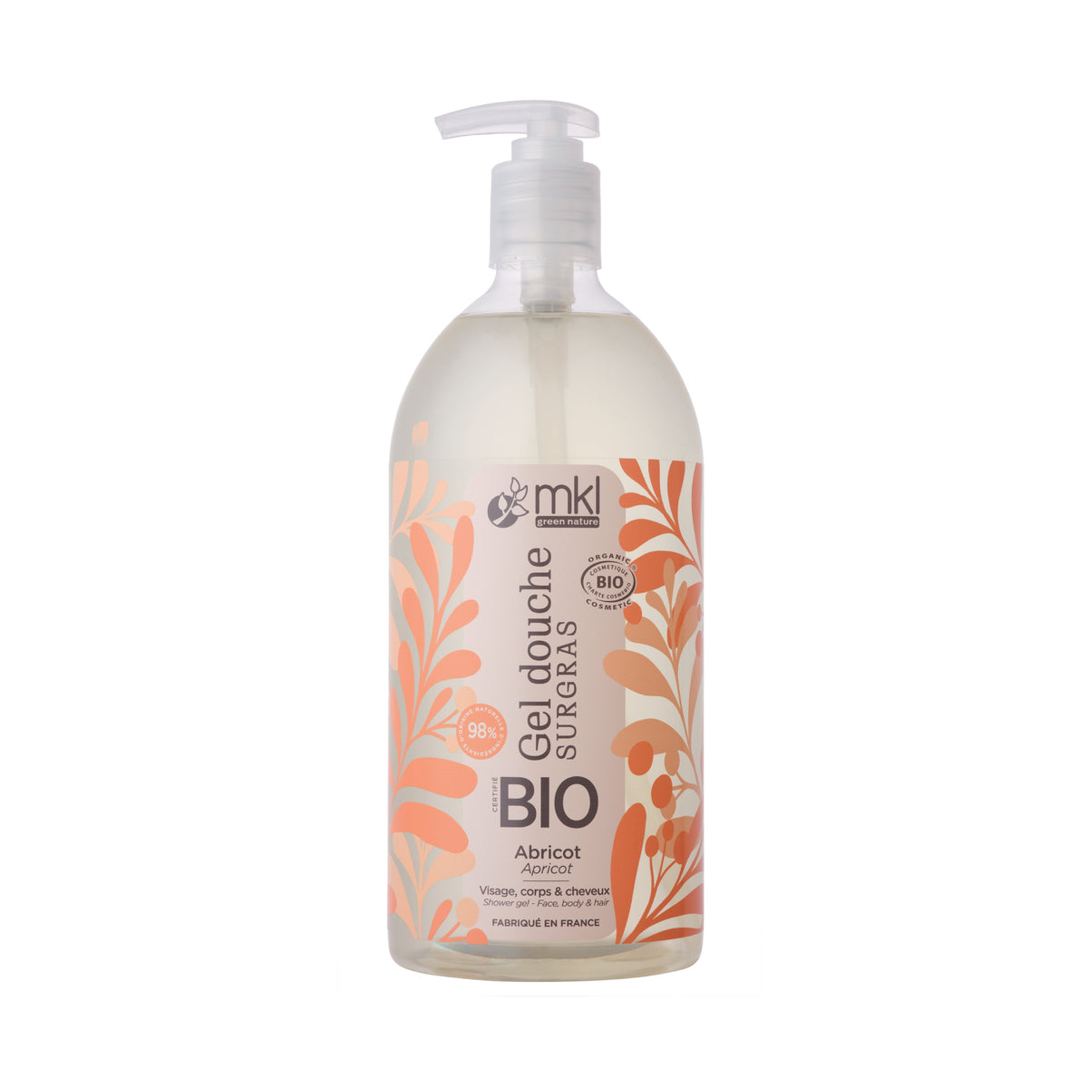 Shower Gel Bio - Apricot 1L