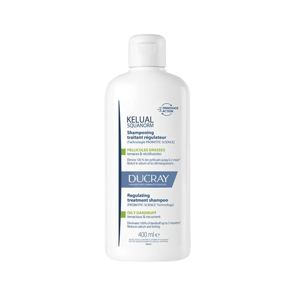 Kelual Squanorm Shampooing Traitant Régulateur Pellicules Grasses 200 ML