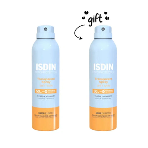 2x Fotoprotector Transparent Spray Wet Skin SPF50