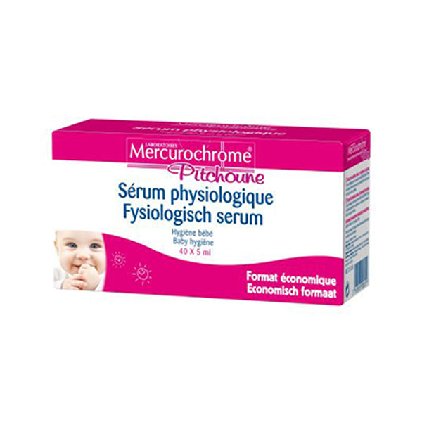 Mercurochrome Pitchoune Physiological Serum 40x5ml