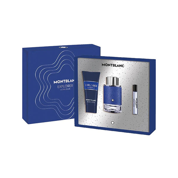 For Men Explorer Ultra Blue 3 Pieces Gift Set