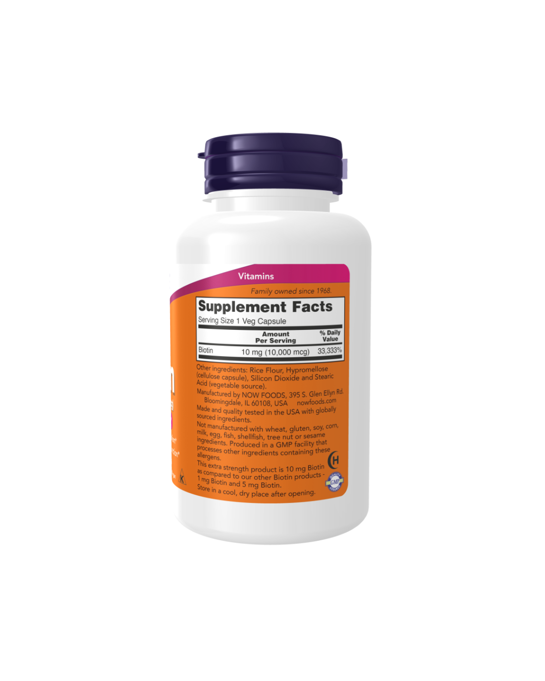 Biotin 10 Mg 100 Veg Capsules - 100 Veg Capsules