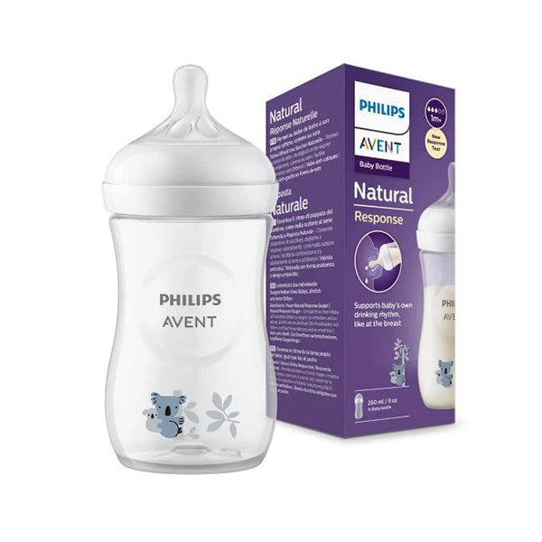 Natural Feeding Bottle 260 ML with Airfree Vent- Single Pack