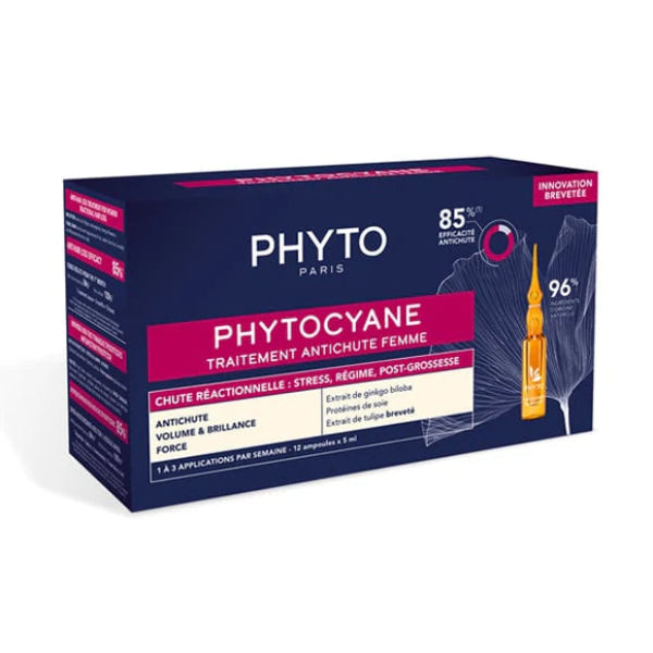 Phytocyane Reactional Hair Loss Treatment for Women, 12amps x 5 ML
