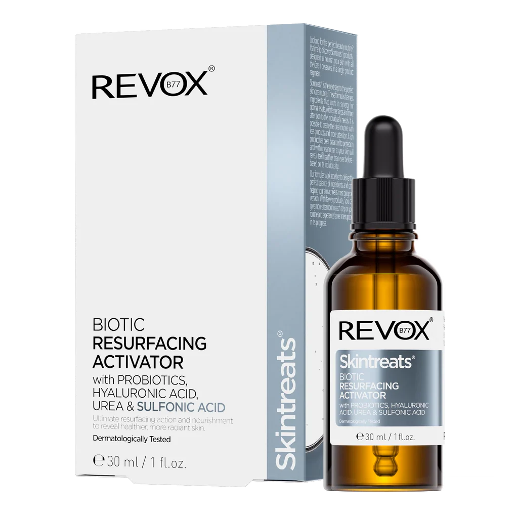 Biotic Resurfacing Activator With Probiotics, Hyaluronic Acid, Urea & Sulfonic Acid 30 ML