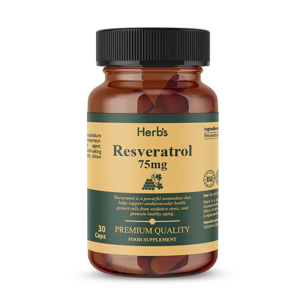 Resveratrol 75 mg - 30 Capsules