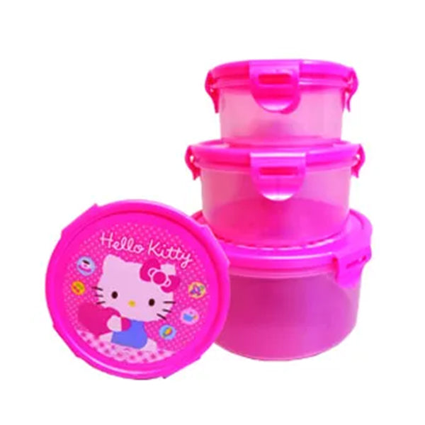 Round Food Container (Hello Kitty)