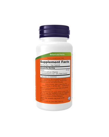 Saffron 50 Mg 60 Capsules