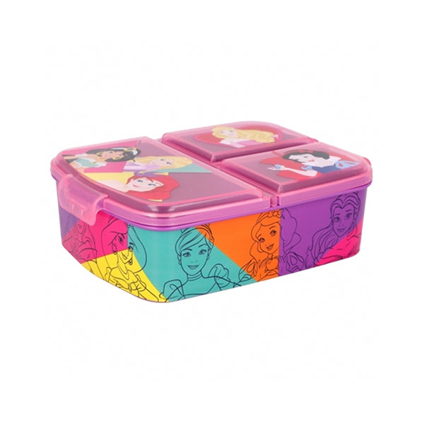 Stor Multi Compartment Sandwich Box Princess Bright & Bold