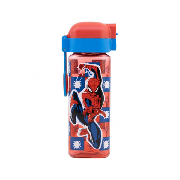 Stor Saletx Lock Square Bottle 550 ML Spiderman Arachnid Grid