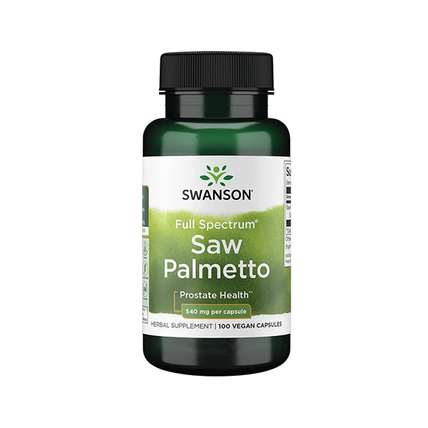 Saw Palmetto - Herbal Supplement Promoting Male Prostate Health Support - 540 Mg 100 Capsules