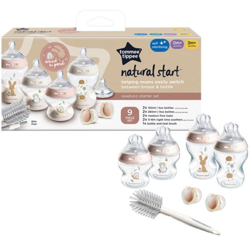 Natural Start Newborn Starter Set 9 Piece Set Bunny